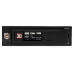 NEW STARTECH.COM HSB100SATBK 5.25IN TRAYLESS MOBILE RACK FOR 3.5IN HD.b