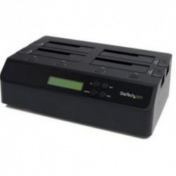 NEW STARTECH.COM SATDOCK4U3RE USB 3 ESATA SATA 1:3 HDD DUPLICATOR DOCK.b