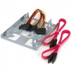 NEW STARTECH.COM BRACKET25X2 DUAL 2.5 SATA HDD TO 3.5 MOUNT BRACKET.b