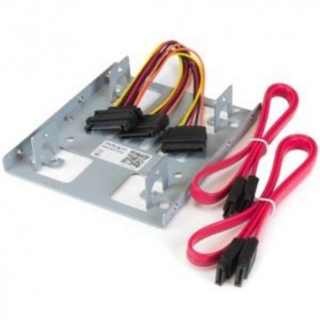 NEW STARTECH.COM BRACKET25X2 DUAL 2.5 SATA HDD TO 3.5 MOUNT BRACKET.b