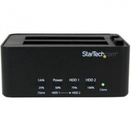 NEW STARTECH.COM SATDOCK2REU3 USB 3.0 TO SATA HDD DUPLICATOR DOCK.b