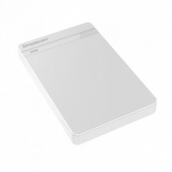 NEW SE203-WHITE SIMPLECOM SE203 TOOL FREE 2.5' SATA HDD SSD TO USB 3.0 HARD DRIVE ENCLOSURE - WHITE ENCLOSURE.e