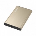 NEW SE221-GOLD SIMPLECOM SE221 ALUMINIUM 2.5'' SATA HDD/SSD TO USB 3.1 ENCLOSURE GOLD.e