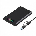 NEW SIMPLECOM SE239 TOOL-FREE 2.5' SATA HDD SSD TO USB-C ENCLOSURE WITH RGB LIGHTS USB 3.2 GEN 2.e