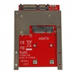 NEW STARTECH.COM SAT32MSAT257 MSATA SSD TO 2.5IN SATA ADAPTER CONVERTE.b