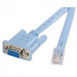 NEW STARTECH.COM DB9CONCABL6 6 FT RJ45 TO DB9 CISCO CONSOLE CABLE.b