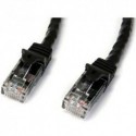 NEW STARTECH.COM N6PATC5MBK 5M BLACK SNAGLESS CAT6 UTP PATCH CABLE.b