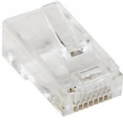 NEW STARTECH.COM CRJ45SOL50PK CAT 5E RJ45 SOLID MODULAR PLUG 50 PACK.b