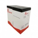 NEW CAT6A-EXT350BLUSH 8WARE 350M CAT6A ETHERNET LAN CABLE REEL BOX BLUE BARE COPPER TWISTED CORE PVC JACKET305M.e