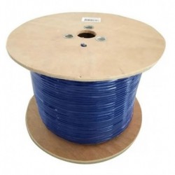 NEW CAT6-EXT350BLU 8WARE 350M CAT6A CABLE ROLL BLUE BARE SOLID COPPER TWISTED CORE PVC JACKET305M.e