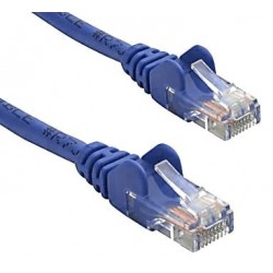 NEW KO820U-1 8WARE CAT5E CABLE 1M - BLUE COLOR PREMIUM RJ45 ETHERNET NETWORK LAN UTP PATCH CORD 26AWG CU JACKET.e