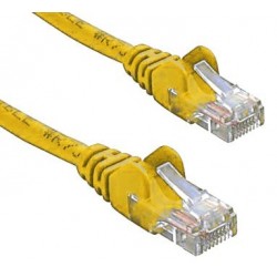 NEW KO820U-2YEL 8WARE CAT5E CABLE 2M - YELLOW COLOR PREMIUM RJ45 ETHERNET NETWORK LAN UTP PATCH CORD 26AWG CU JACKET.e
