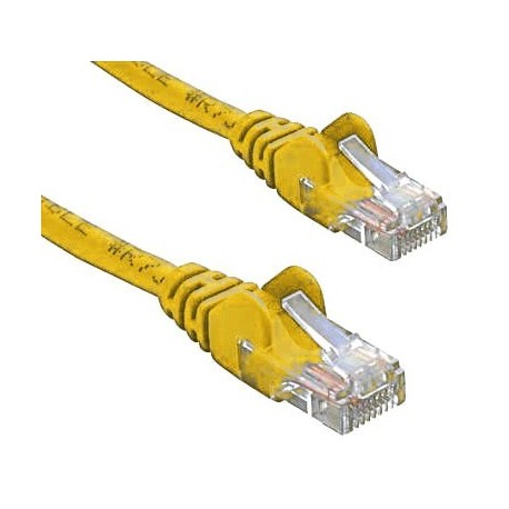 NEW KO820U-2YEL 8WARE CAT5E CABLE 2M - YELLOW COLOR PREMIUM RJ45 ETHERNET NETWORK LAN UTP PATCH CORD 26AWG CU JACKET.e