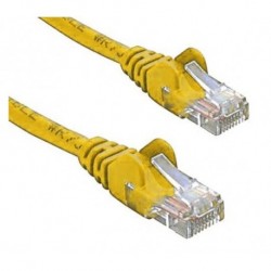 NEW KO820U-5YEL 8WARE CAT5E CABLE 5M - YELLOW COLOR PREMIUM RJ45 ETHERNET NETWORK LAN UTP PATCH CORD 26AWG CU JACKET.e