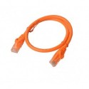 NEW PL6A-0.25ORG 8WARE CAT6A CABLE 0.25M (25CM) - ORANGE COLOR RJ45 ETHERNET NETWORK LAN UTP PATCH CORD SNAGLESS.e