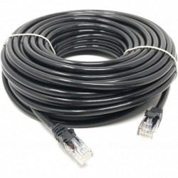NEW PL6A-10BLK 8WARE CAT6A CABLE 10M - BLACK COLOR RJ45 ETHERNET NETWORK LAN UTP PATCH CORD SNAGLESS.e