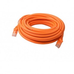 NEW PL6A-10ORG 8WARE CAT6A CABLE 10M - ORANGE COLOR RJ45 ETHERNET NETWORK LAN UTP PATCH CORD SNAGLESS.e
