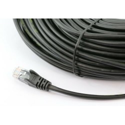 NEW PL6A-20BLK 8WARE CAT6A CABLE 20M - BLACK COLOR RJ45 ETHERNET NETWORK LAN UTP PATCH CORD SNAGLESS.e