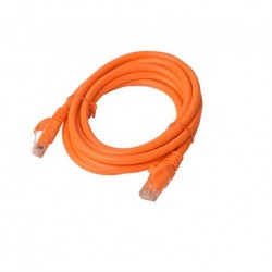 NEW PL6A-2ORG 8WARE CAT6A CABLE 2M - ORANGE COLOR RJ45 ETHERNET NETWORK LAN UTP PATCH CORD SNAGLESS.e