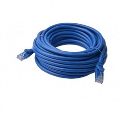 NEW PL6A-50BLU 8WARE CAT6A CABLE 50M - BLUE COLOR RJ45 ETHERNET NETWORK LAN UTP PATCH CORD SNAGLESS.e