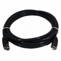 NEW PL6A-5BLK 8WARE CAT6A CABLE 5M - BLACK COLOR RJ45 ETHERNET NETWORK LAN UTP PATCH CORD SNAGLESS.e