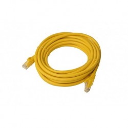 NEW PL6A-5YEL 8WARE CAT6A CABLE 5M - YELLOW COLOR RJ45 ETHERNET NETWORK LAN UTP PATCH CORD SNAGLESS.e