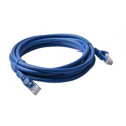 NEW PL6A-7BLU 8WARE CAT6A CABLE 7M - BLUE COLOR RJ45 ETHERNET NETWORK LAN UTP PATCH CORD SNAGLESS LS.e