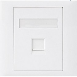 NEW ATP-SC-5E-1 ASTROTEK CAT5E RJ45 WALL FACE PLATE 86X86MM 1 PORT SOCKET KIT.e