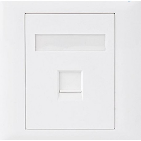 NEW ATP-SC-5E-1 ASTROTEK CAT5E RJ45 WALL FACE PLATE 86X86MM 1 PORT SOCKET KIT.e