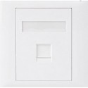 NEW ATP-SC-5E-1 ASTROTEK CAT5E RJ45 WALL FACE PLATE 86X86MM 1 PORT SOCKET KIT.e