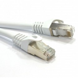 NEW AT-RJ45GRF6A-1M ASTROTEK CAT6A SHIELDED CABLE 1M GREY/WHITE COLOR 10GBE RJ45 ETHERNET NETWORK LAN S/FTP LSZH CORD 26AWG PV
