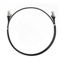 NEW CAT6THINBK-025M 8WARE CAT6 ULTRA THIN SLIM CABLE 0.25M / 25CM - BLACK COLOR PREMIUM RJ45 ETHERNET NETWORK LAN UTP PATCH CO