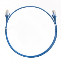NEW CAT6THINBL-50M 8WARE CAT6 ULTRA THIN SLIM CABLE 50M - BLUE COLOR PREMIUM RJ45 ETHERNET NETWORK LAN UTP PATCH CORD 26AWG FO