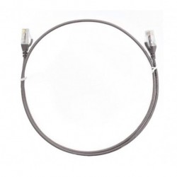 NEW CAT6THINGE-050M 8WARE CAT6 ULTRA THIN SLIM CABLE 0.5M / 50CM - GREY COLOR PREMIUM RJ45 ETHERNET NETWORK LAN UTP PATCH CORD