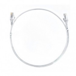 NEW CAT6THINWH-10M 8WARE CAT6 ULTRA THIN SLIM CABLE 10M - WHITE COLOR PREMIUM RJ45 ETHERNET NETWORK LAN UTP PATCH CORD 26AWG F
