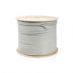 NEW ATP-GRF6-305M ASTROTEK CAT6 FTP CABLE 305M ROLL - GREY WHITE FULL 0.55MM COPPER SOLID WIRE ETHERNET LAN NETWORK 23AWG 0.55