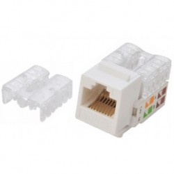 NEW ATP-KJ-6 ASTROTEK CAT6 UTP OUTLETS NETWORK KEYSTONE JACK FOR SOCKET KIT 10PCS PER PACK POLY BAG WHITE LS.e
