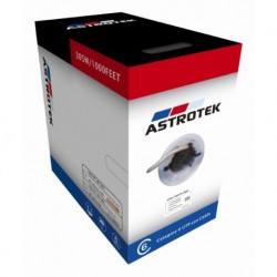 NEW ATP-ORNGU6-305M ASTROTEK CAT6 UTP CABLE 305M ROLL - ORANGE FULL 0.55MM COPPER SOLID WIRE ETHERNET LAN NETWORK 23AWG 0.55CU