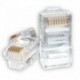 NEW AT-RJ45PLUG-5E ASTROTEK RJ45 JACK CONNECTOR MODULAR PLUG CRIMP 8P8C CAT5E LAN NETWORK ETHERNET HEAD 2 PRONG BLADE 3U' TRAN