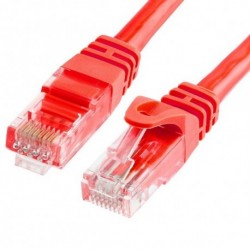 NEW AT-RJ45REDU6-30M ASTROTEK CAT6 CABLE 30M - RED COLOR PREMIUM RJ45 ETHERNET NETWORK LAN UTP PATCH CORD 26AWG CU JACKET.e