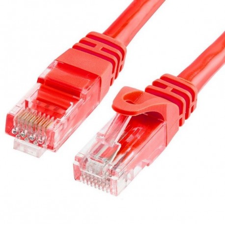 NEW AT-RJ45REDU6-5M ASTROTEK CAT6 CABLE 5M - RED COLOR PREMIUM RJ45 ETHERNET NETWORK LAN UTP PATCH CORD 26AWG CU JACKET.e