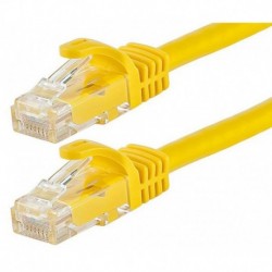 NEW AT-RJ45YELU6-30M ASTROTEK CAT6 CABLE 30M - YELLOW COLOR PREMIUM RJ45 ETHERNET NETWORK LAN UTP PATCH CORD 26AWG CU JACKET.e