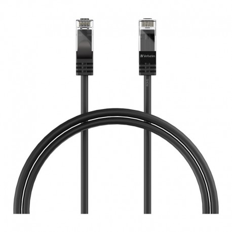 NEW 66576 (LS) VERBATIM CAT6 ETHERNET CABLE 1M - BLACK *CLEARANCE*.e