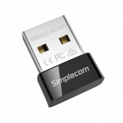 NEW SIMPLECOM NW602 AC600 DUAL BAND NANO USB WIFI WIRELESS ADAPTER.e