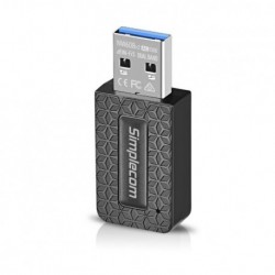 NEW SIMPLECOM NW608V2 WIFI 5 AC1300 DUAL-BAND USB 3.0 WIRELESS ADAPTER.e