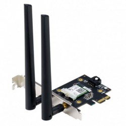 NEW ASUS PCE-AX3000 RETAIL AX3000 DUAL BAND PCI-E WIFI 6 (802.11AX) ADAPTER 160MHZ BLUETOOTH 5.0 WPA3 OFDMA MU-MIMO (WIFI6) (