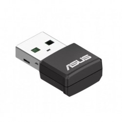 NEW ASUS USB-AX55 NANO DUAL BAND AX1800 USB WIFI 6 USB ADAPTER 802.11AX 1201MBPS plus 574MBPSOFDMA MU-MIMO BSS COLOURING ( NIC