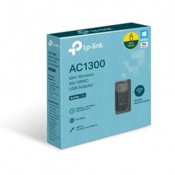 NEW TP-LINK ARCHER T3U AC1300 MINI WIRELESS MU-MIMO USB ADAPTER???MINI SIZE 867MBPS AT 5GHZplus400MBPS AT 2.4GHZ USB 3.0.e