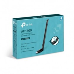 NEW TP-LINK ARCHER T3U PLUS AC1300 HIGH GAIN WI-FI DUAL BAND USB ADAPTER?? 867MBPS AT 5GHZplus400MBPS AT 2.4GHZ USB 3.0 1XHIGH