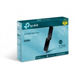 NEW TP-LINK ARCHER T4U AC1300 WIRELESS DUAL BAND USB ADAPTER 2.4GHZ (400MBPS) 5GHZ (867MBPS) 1XUSB3 802.11AC OMNI DIRECTIONAL
